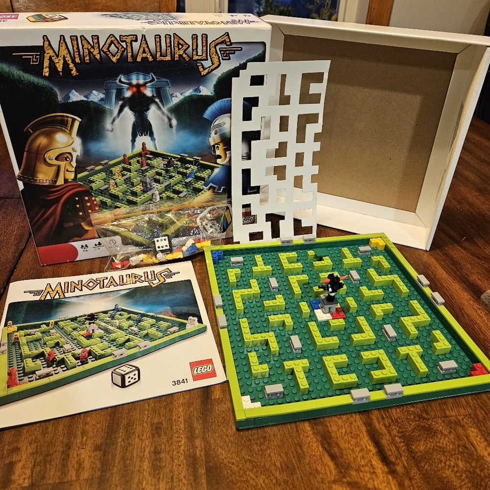 Lego Minotaurus 3841 Board Game Buildable Missing Rule Book Otherwise Complete